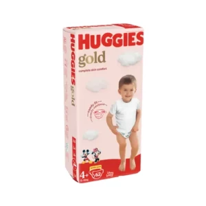 Huggies Gold - Size 4+ (12-16kg) - 62pcs
